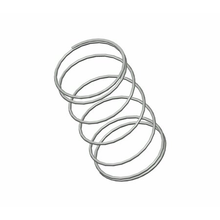 ZORO APPROVED SUPPLIER Compression Spring, O=1.750, L= 3.13, W= .067 G609960399